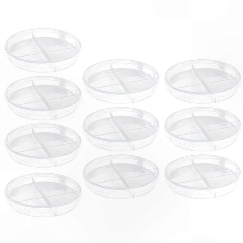 10-Pack Multi-Section Lab Dish Set