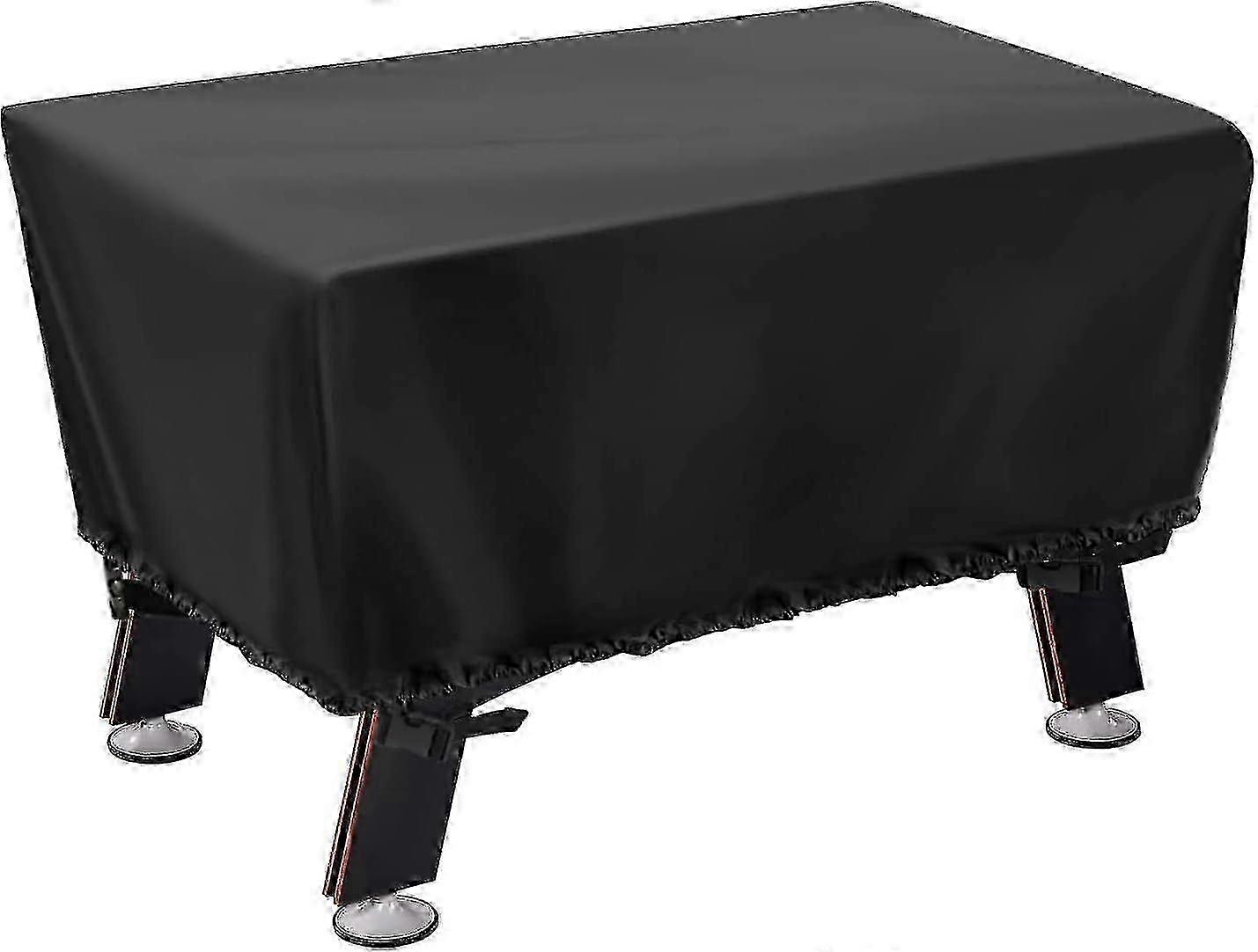 Foosball Table Cover - Waterproof & Dustproof Soccer Table Cover for Adults, Black Rectangular Foosball Table Protector