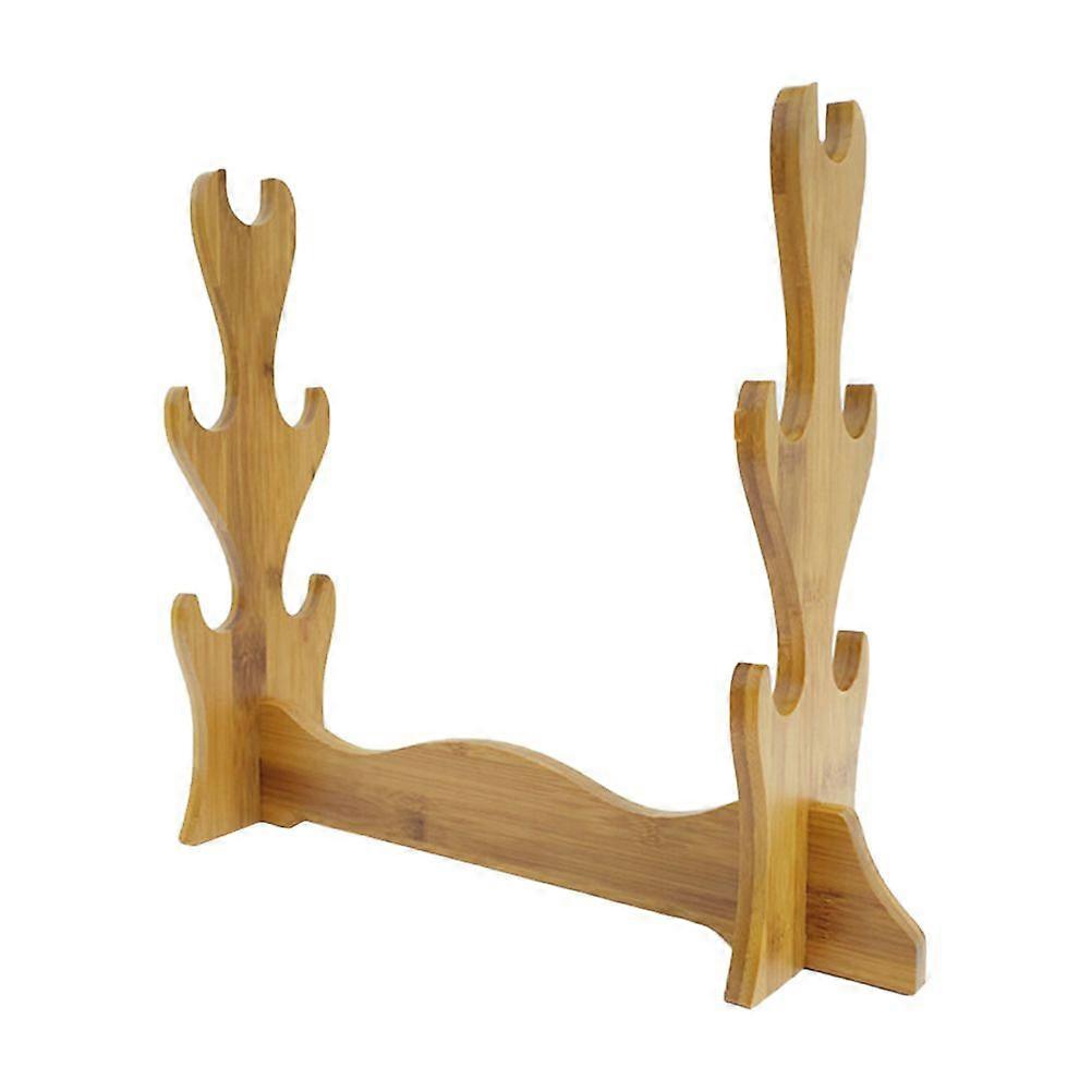 Flute Display Rack Swords Collection Stand Bamboo Swords Holder Storage Holder