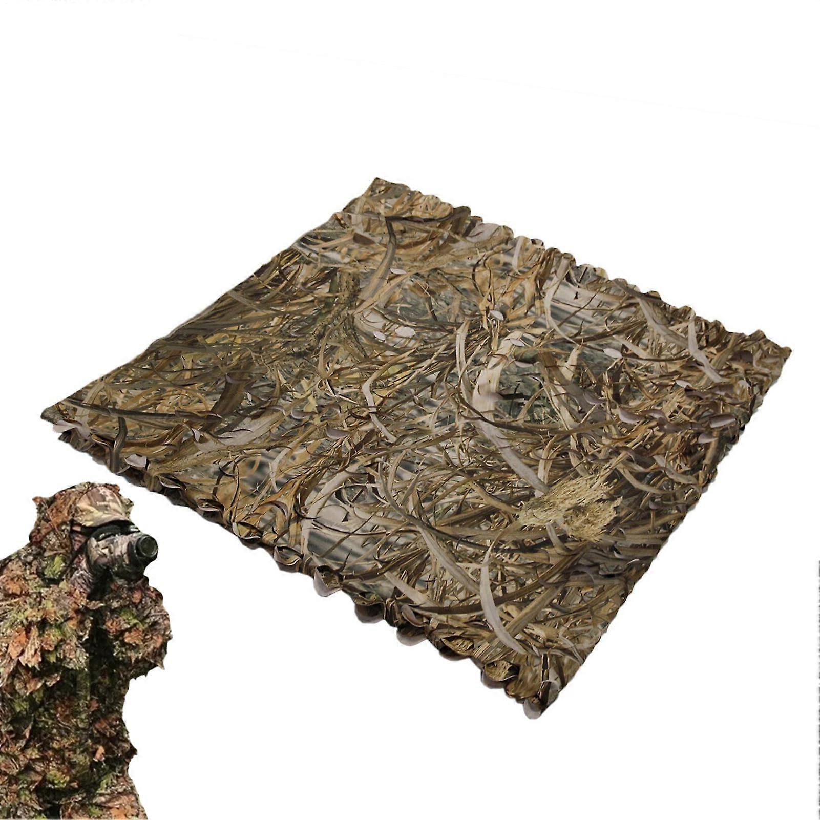 Ghillie Net 5X10 Ft Camouflage Netting Blanket for Hunting, Portable Sunshade Canopy, Outdoor Camp Accessories
