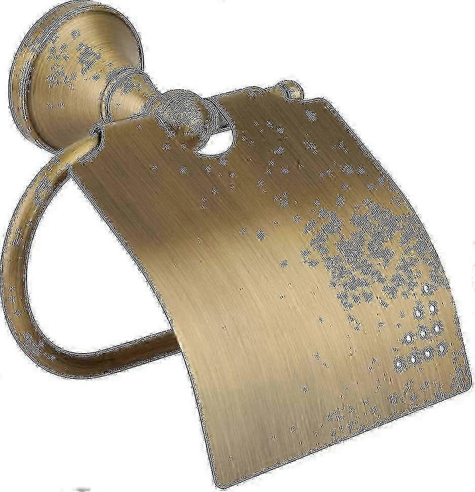 Antique Brass Wall Mounted Roll Toilet Paper Holder
