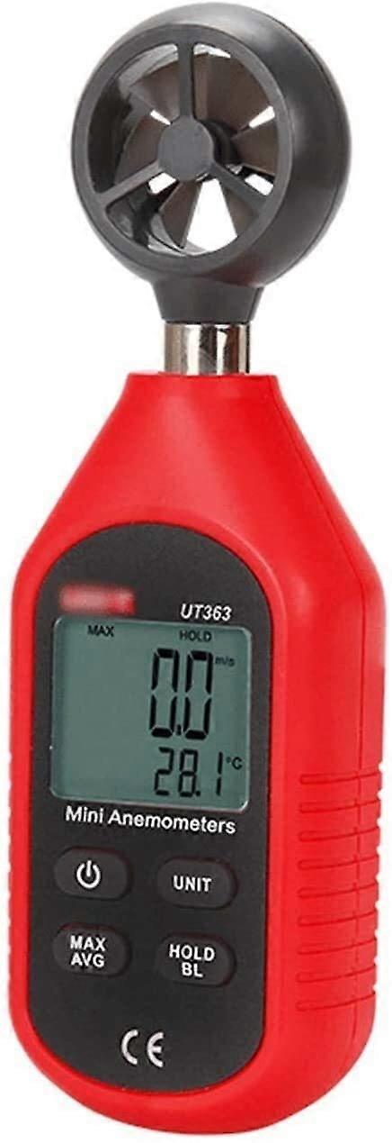 Anemometer Digital Wind Speed Meter Gauge Air Flow Velocity Measurement Thermometer For Windsurfing Kite Flying Sailing Ref: 6133