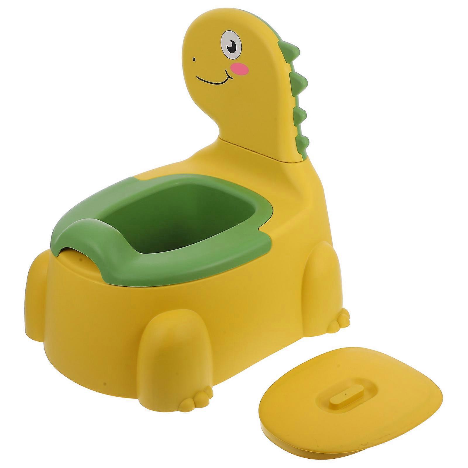 Baby Potty Dinosaur Potty Chair Toilet Seat for Kids Portable Use Pp Waterproof Easy to Clean 1Pack