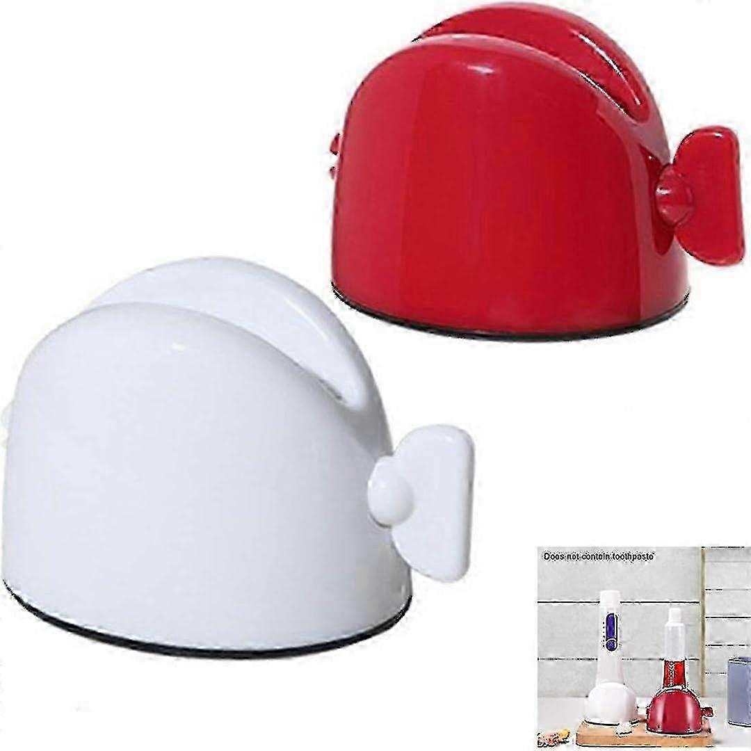 2pcs Toothpaste Dispenser & Tube Squeezer for Bathroom Organizer, Efficient Toothpaste Ejector Holder to Squeeze Tubes Completely