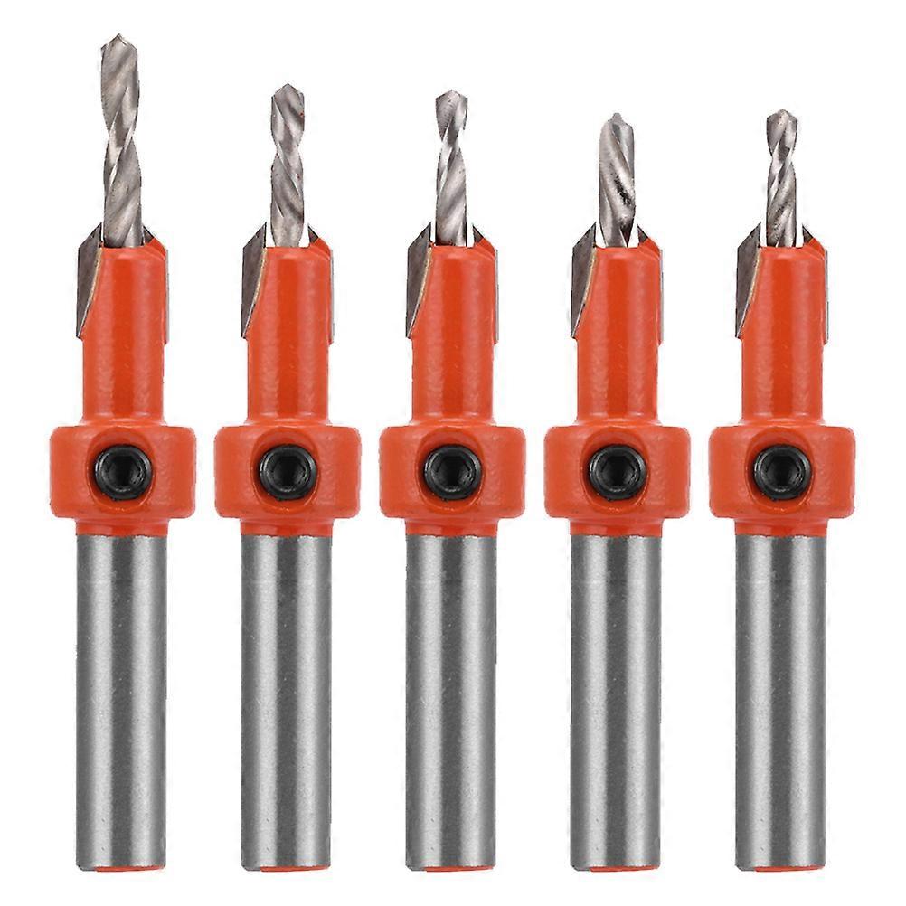 Precision Wood Drill Bit Set 5Pcs for Carpentry Tool Applications Crafted from Durable Alloy to Enhance Woodworking Efficiency
