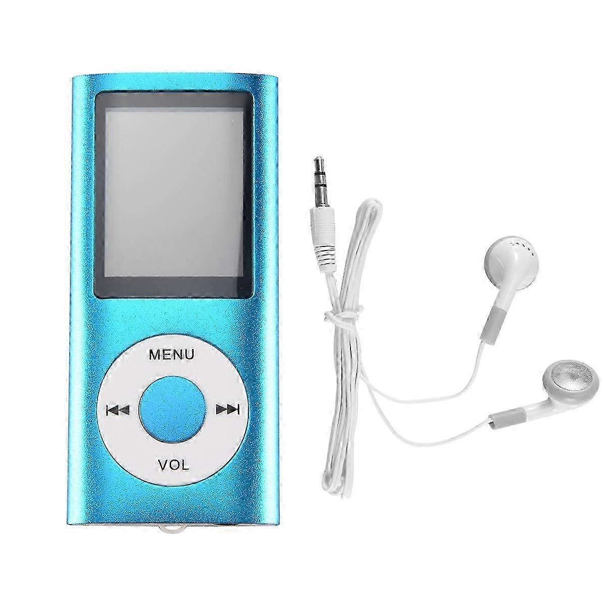 MP3 Player with Bluetooth 5.0, Music Player with 32GB TF Card,(Blue)