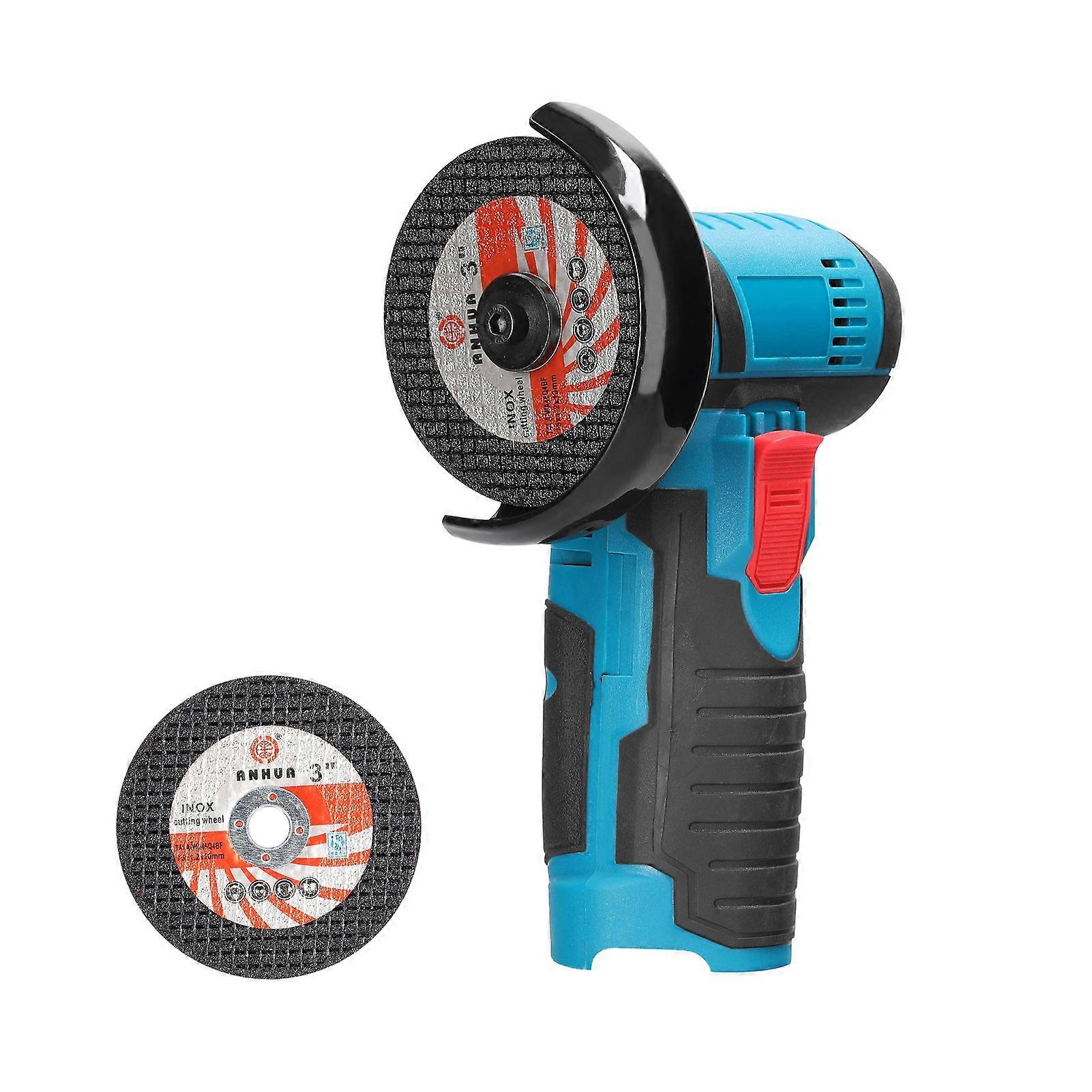 12 V Angle Grinder Handheld Portable Electric Grinder Machine Ceramic Tile Wood Multi-function Polishing Grinding Cutting Machine Home Woodwork DIY Re