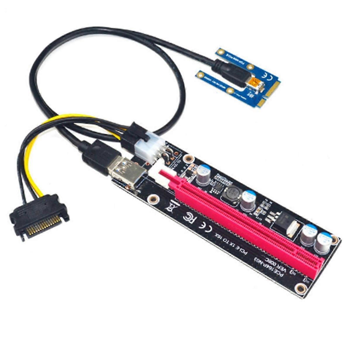 Mini PCIe till PCI Express 16X Riser för externt grafikkort för bärbar dator