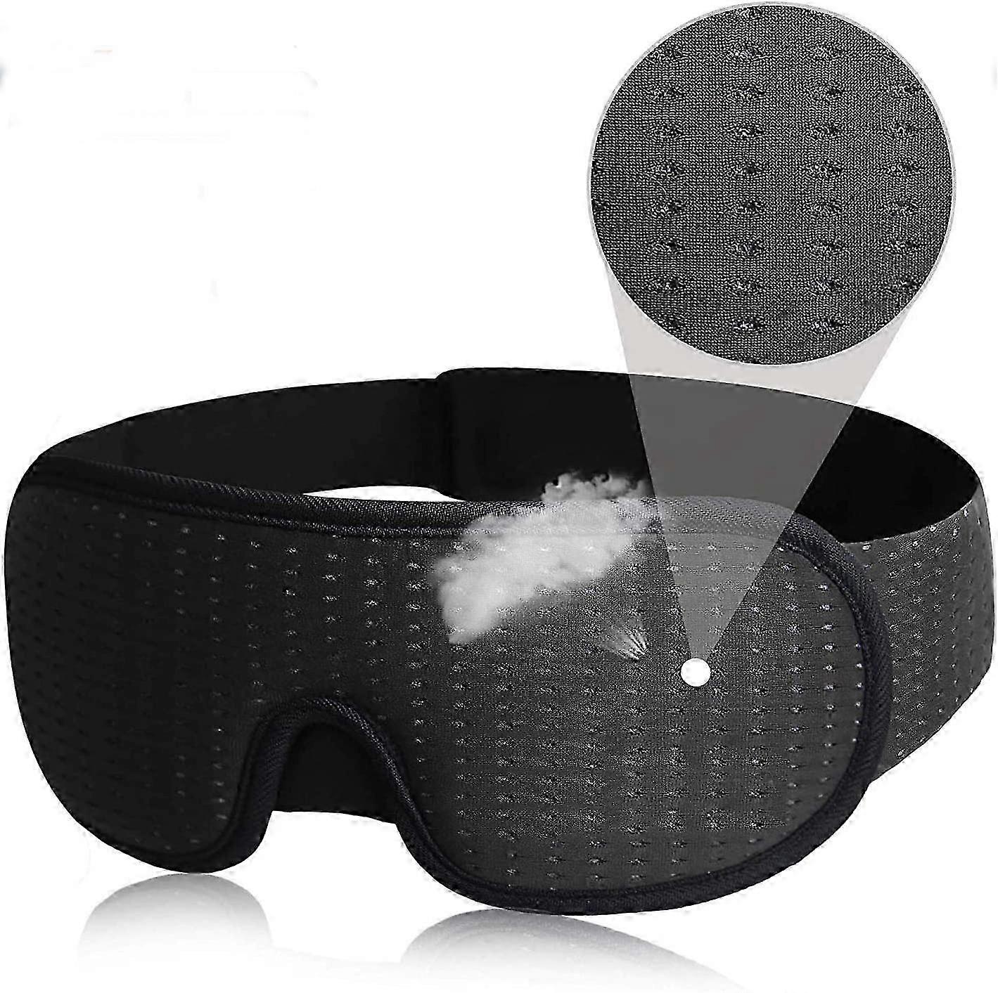 1 Piece 3d Sleep Mask Light Blocking Padded Sleep Mask Eye Mask Eye...