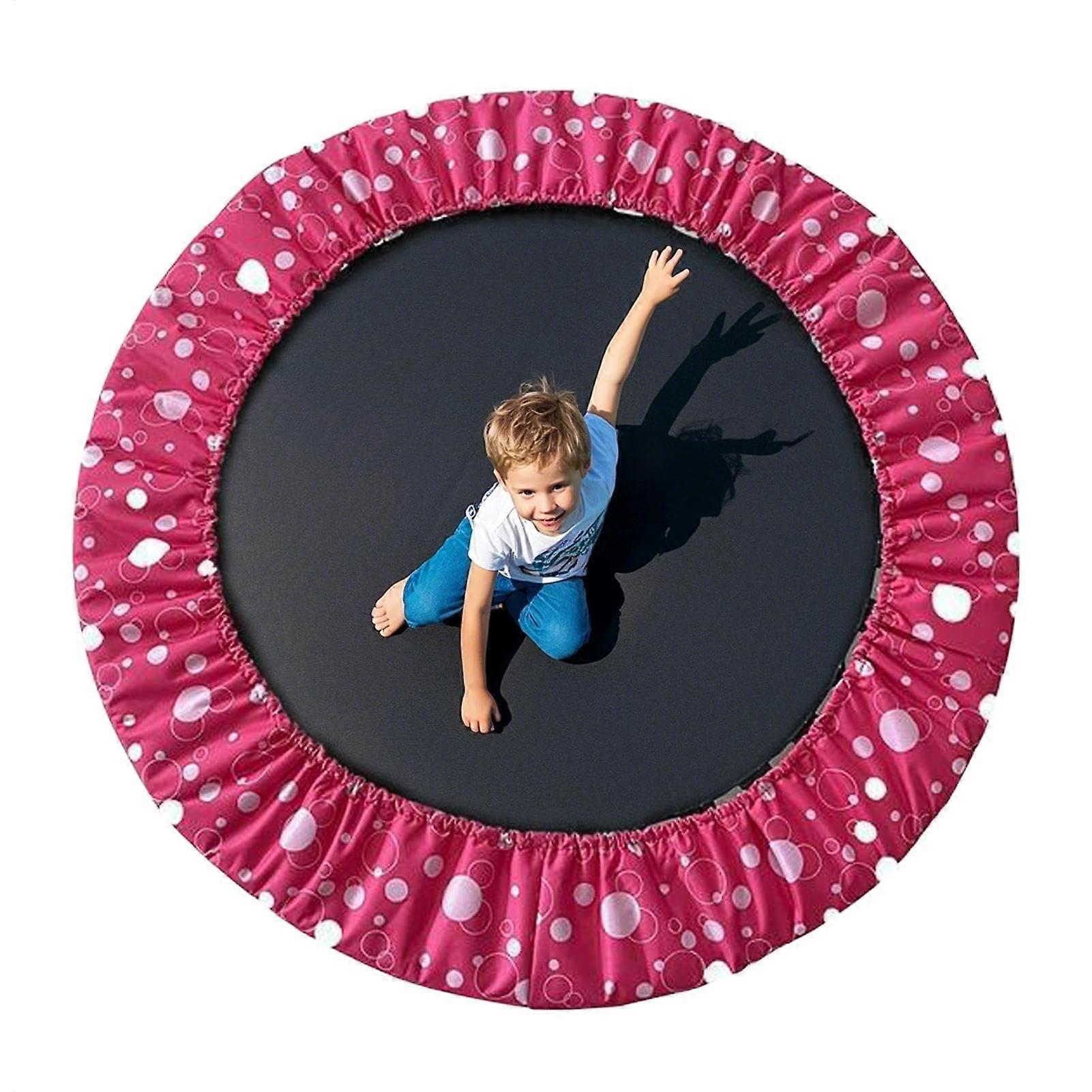 Trampoline Spring Cover Round 45in - Thickened Tear-Resistant Oxford Cloth Replacement Accessory for Fitness Use