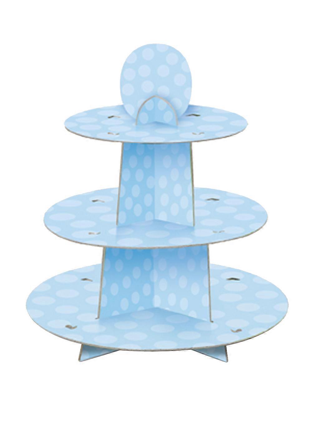 Blue cake stand 34 x 30 cm