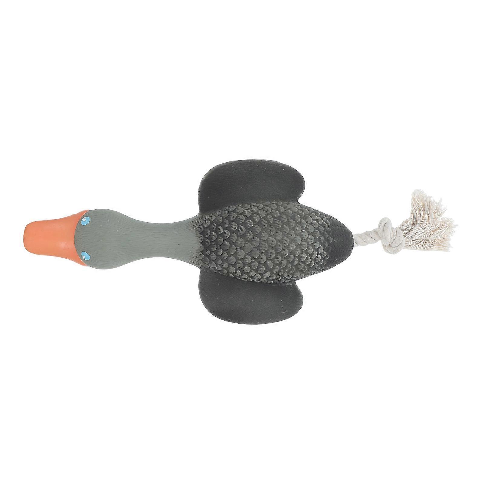 Duck Squeaky Toy Squeaky Rope Dog Toy Tug of War Toy for Dogs Indoor Play Medium Dogs 1Pack