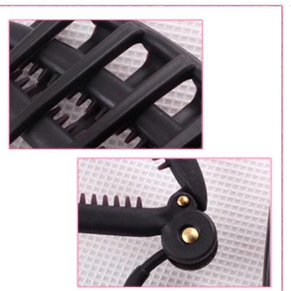 Black Hair Fork Disc for Styling Ball Head Made of Plastic and Resin Durable and Portable 2PCS