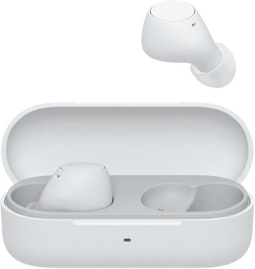 Compact true wireless earbuds with Bluetooth, ambient sound, IPX4 rating, 22-hour battery, fast charging for iOS and Android(White)
