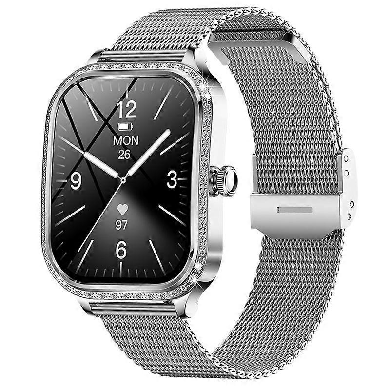 Smartwatch MK88 Bluetooth Calling Fashionable Design(Silver)