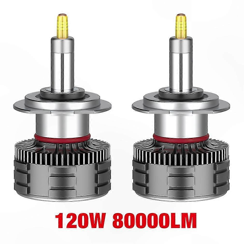 6000K 120W LED Car Headlight Bulbs H7 H1 H3 H11 H8 HB3 9005 HB4 9006 9012HIR2 CSP 360 Degree Canbus Auto Lamp 12V
