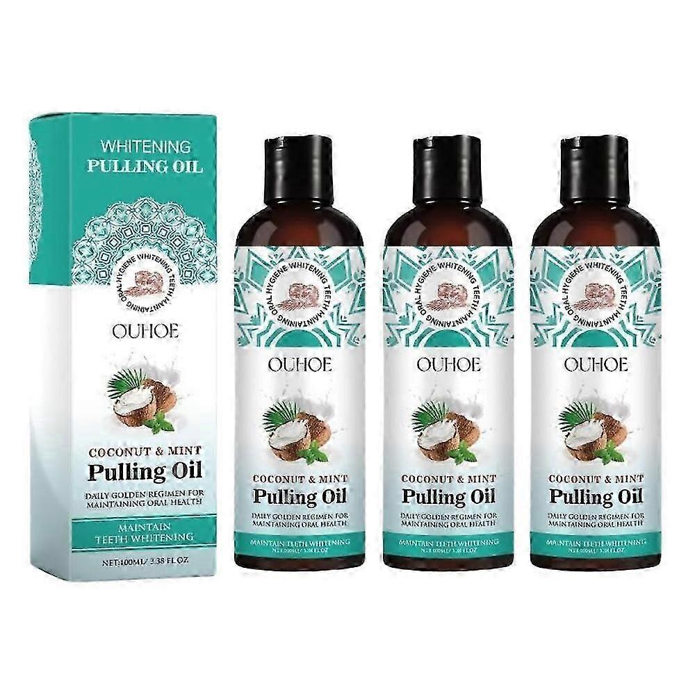 Whitening Pulling Oil, To Smell To Tartar Very Well Freshen Breath Oral Health Care For Teeth Teeth Cleaning Fluid