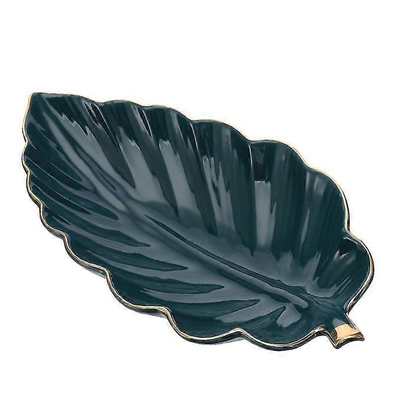 1pcs Ceramic Leaf Trays