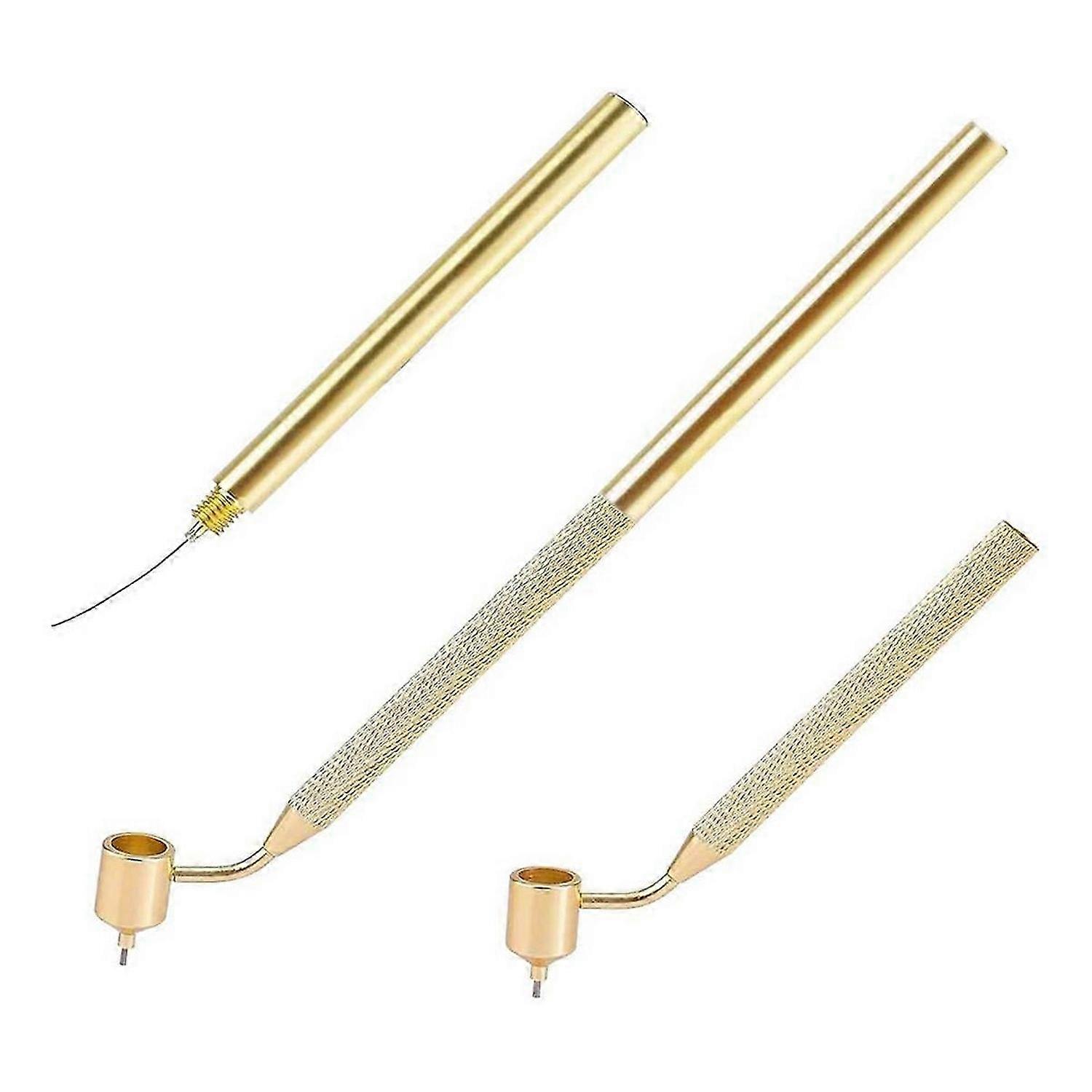 2 Pcs Paint Applicator Pen, 0.4/0.7mm Slanting Fine Line Writer Pen