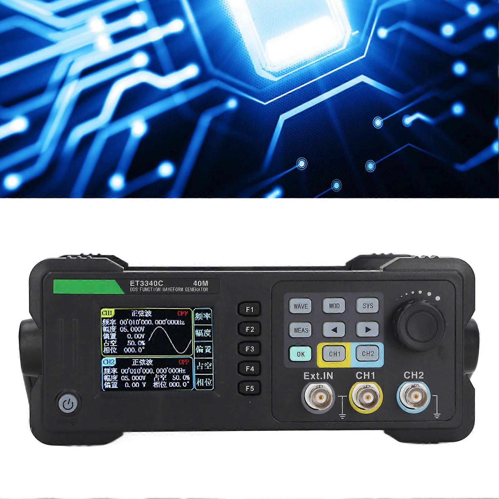 ET3340C 2-Channel 40MHz DDS Signal Generator 200MS/s USB