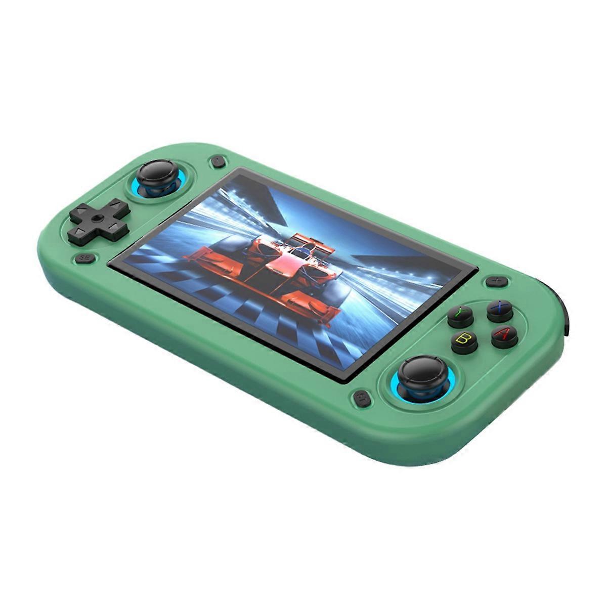 R43S Retro Handheld Video Game Console 4.3Inch Screen -Compatible Out Portable Pocket Video Player 64GB Games Green