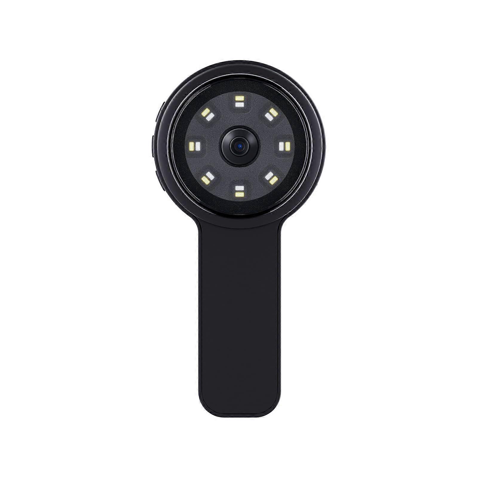 Professional Handheld Digital Microscope 16 LED Light USB Charging For Cellular Analysis STEM Education Black