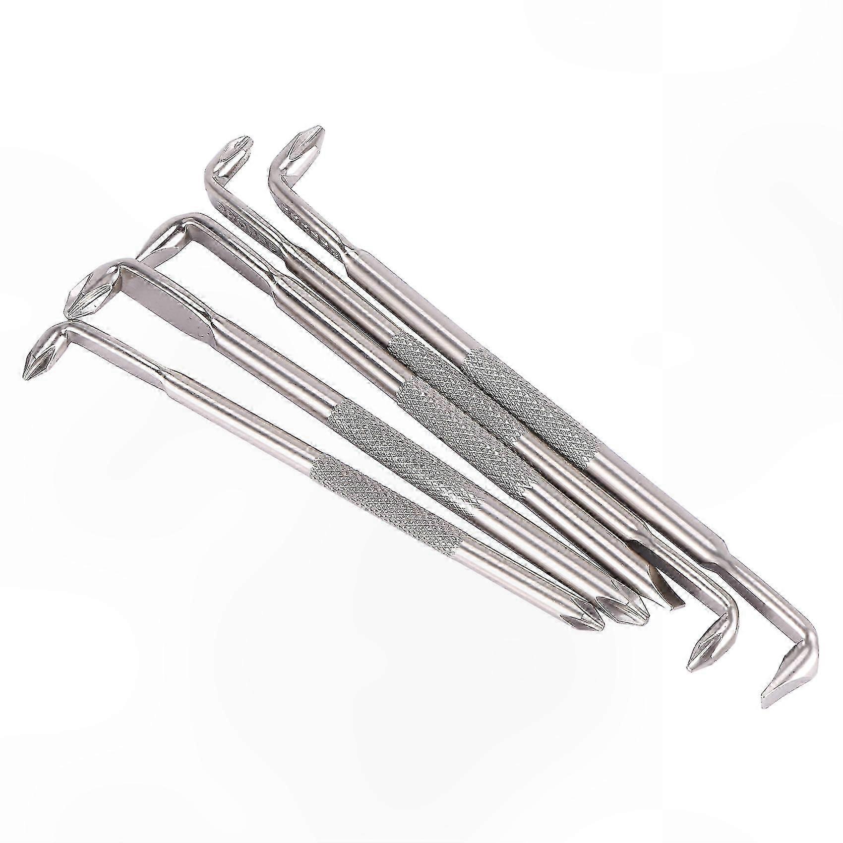 5-Piece Right Angle Screwdriver Set with Magnetic Tips and Short Handles for Tight Spaces