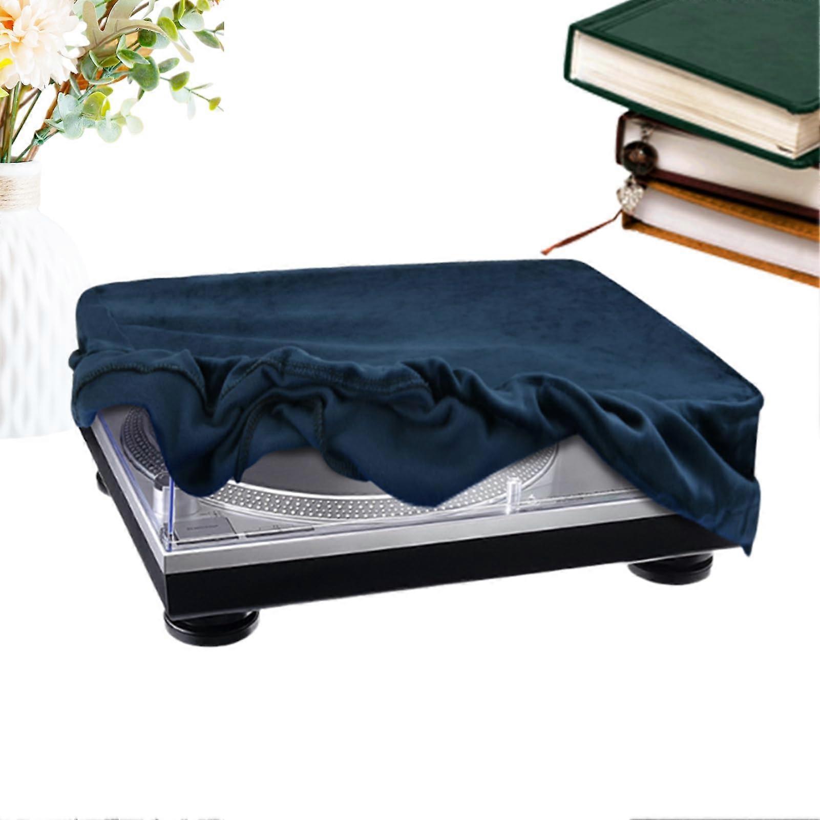 Turntable Cover Soft Sleeve Turntable Case Blue For DJ Studio Home Use Musical Instruments Protective Audio Equipment