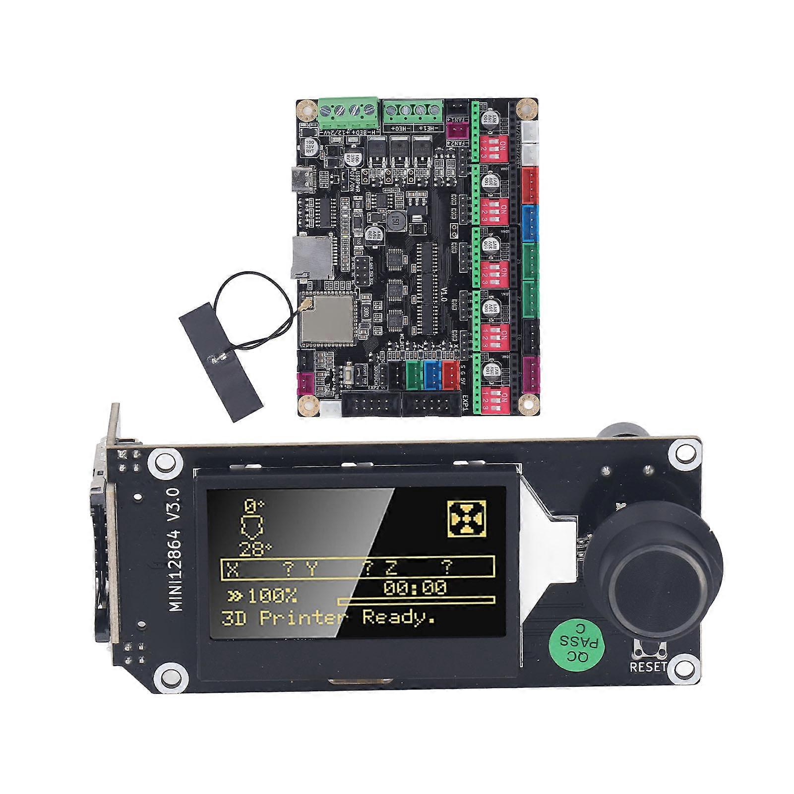 3D-Drucker-Steuerplatine MKS TinyBee V1.0 mit Mini12864 V3 LCD