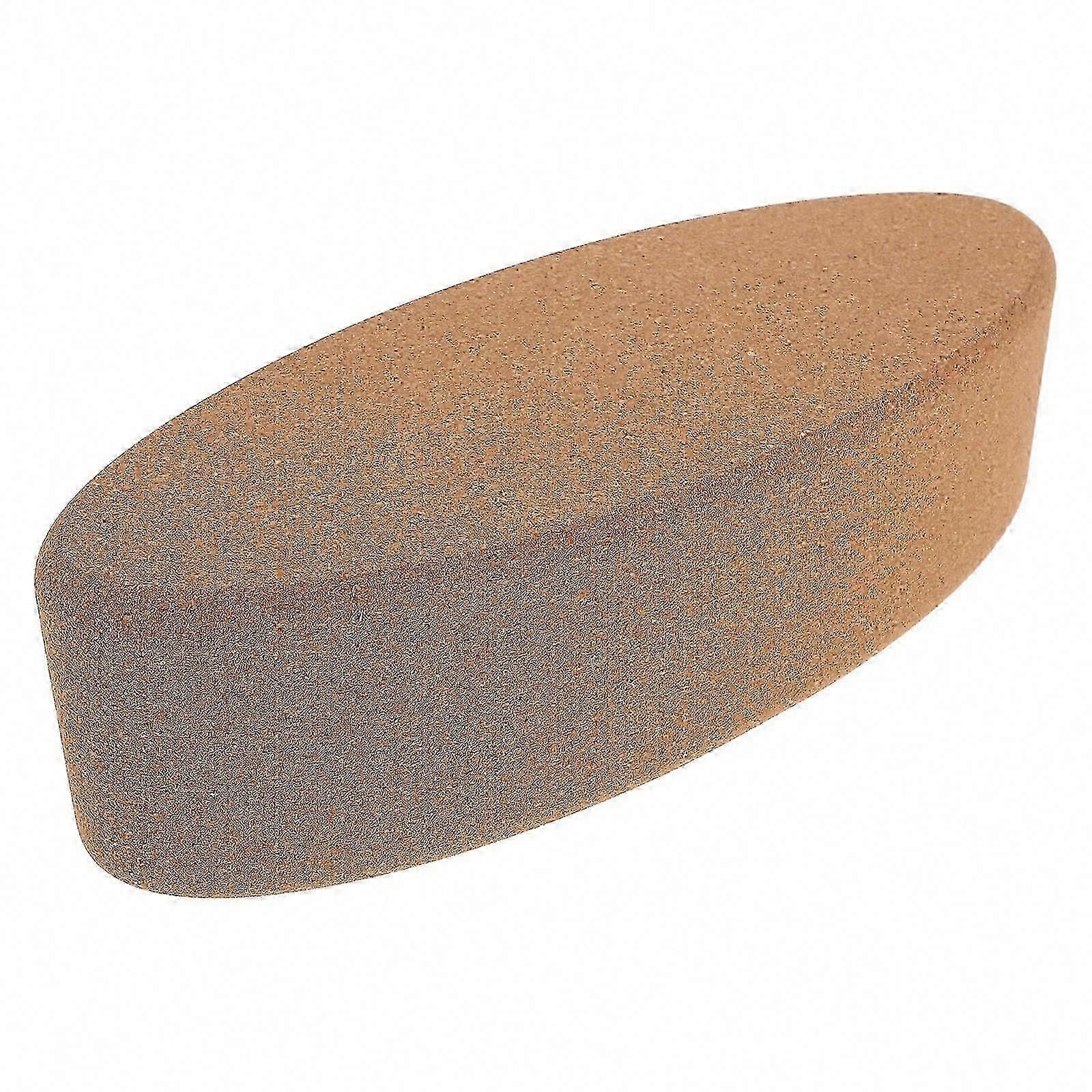 Eco-Friendly Natural Cork Yoga Blocks in Oval Shape - Supports Calf Raises and Dance Practice