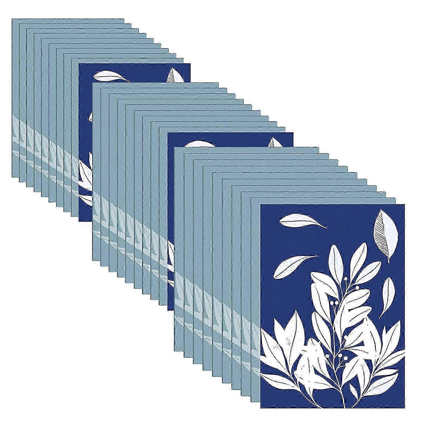 50 Sheets Sun Print Paper Cyanotype Paper A4 A5 A6 Solar Drawing Paper Sensitivity Nature Printing P