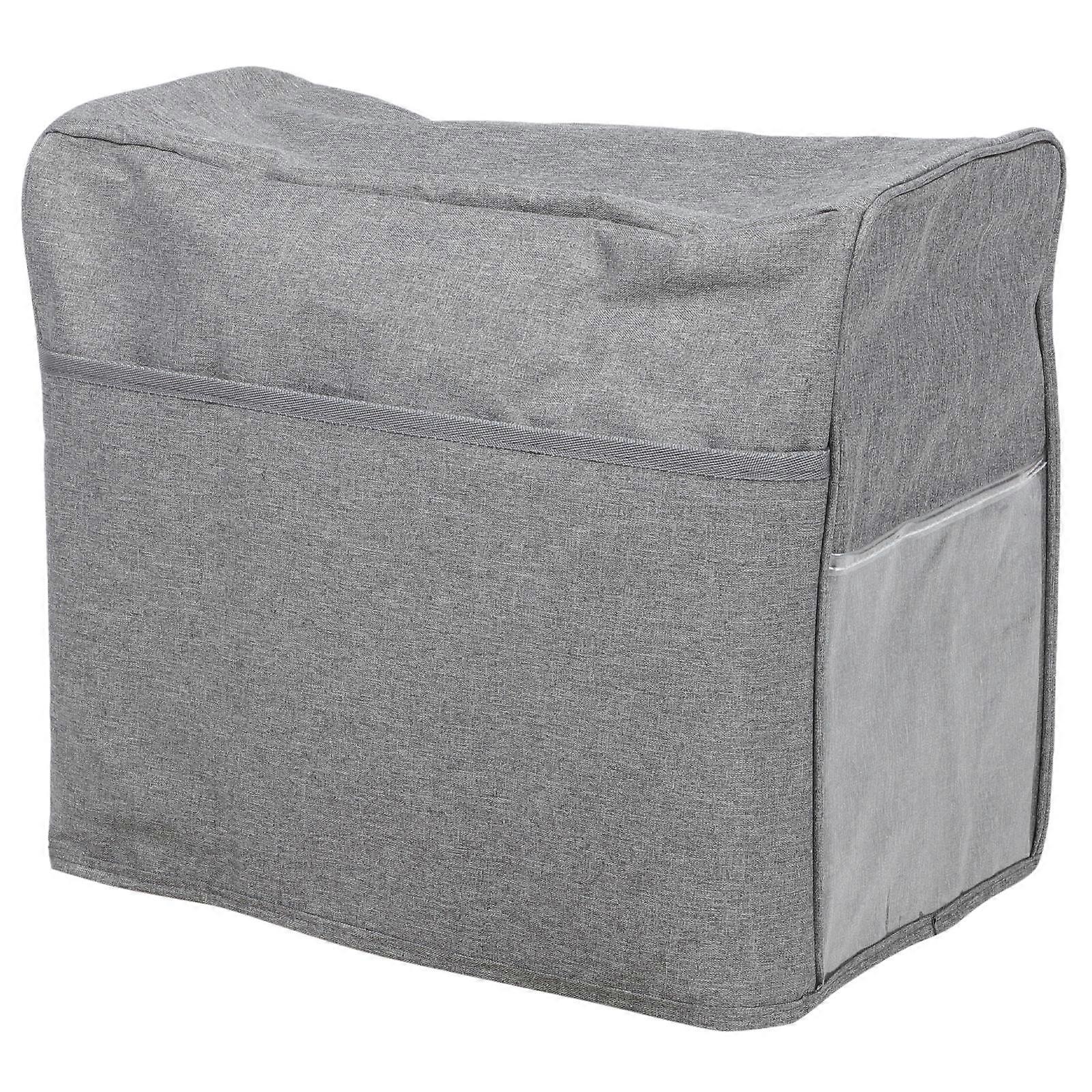 Reusable Sewing Machine Cover Sewing Machine Storage Grey Oxford Cloth Dustproof Waterproof Protection 1Pack