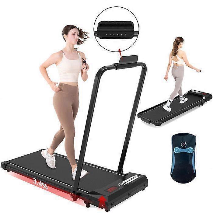 CITYSPORTS Opvouwbare loopband Snelheid 1-12 Km/u-zx8-Hellingen tot 3.4%-1400W-Lcd-afstandsbediening-zwart