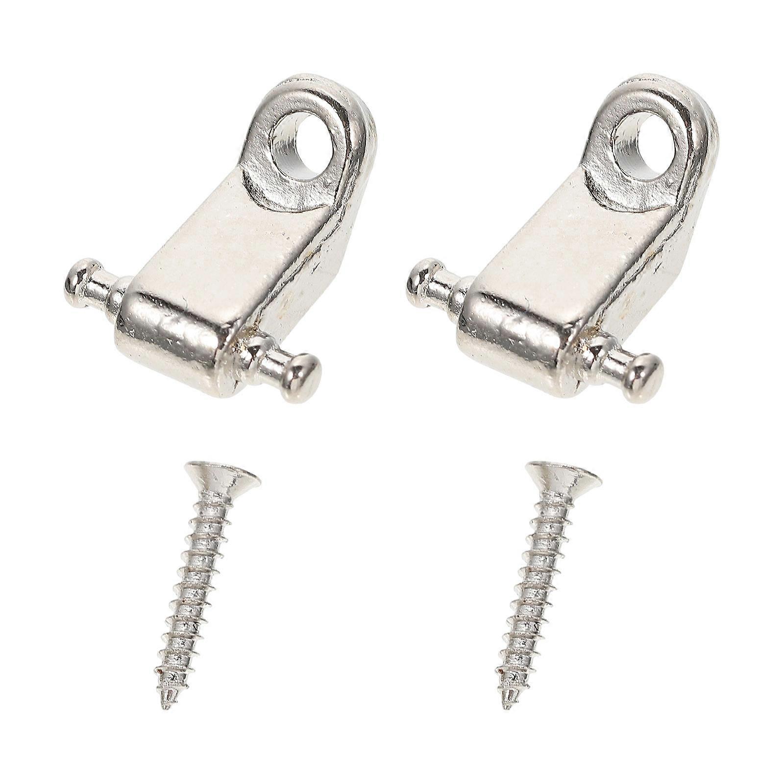 Silver Guitar Roller String Retainer for Electric Guitars 1Set Metal