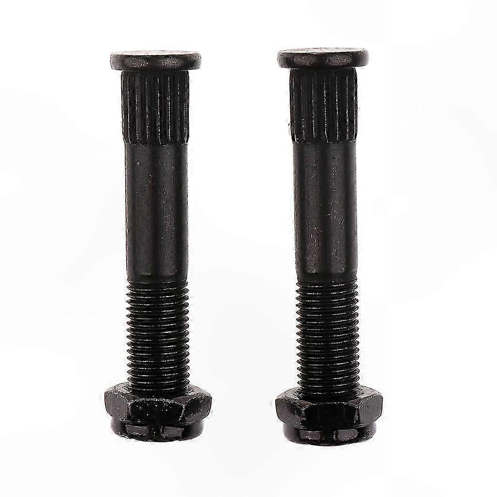 2-Pack 52mm Round Head Longboard Skateboard Kingpin with Nuts