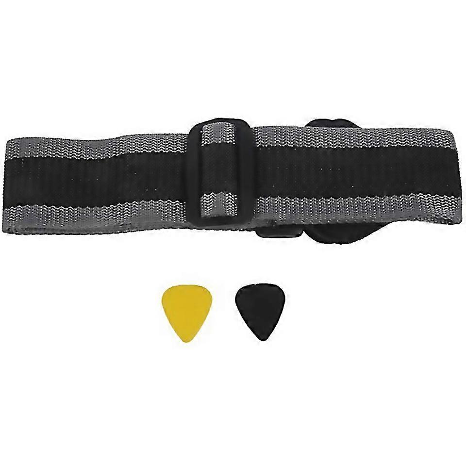 For Adjustable Soft Electric Guitar Strap Black