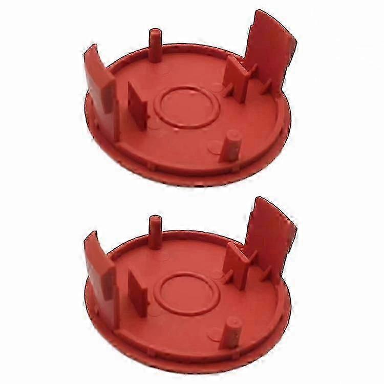 2er-Pack Ersatz-Spulenabdeckkappen aus Kunststoff für Rasentrimmer Bosch AFS 23-37, Modell F016F04841