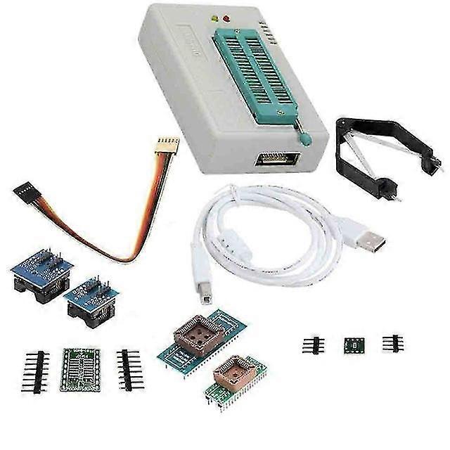 Tl866Ⅱ Plus Programmer Usb Eprom Flash Bios Programmable Logic Circuits 6 Adapters Socket Extractor For 15000 Ic Edition 0926