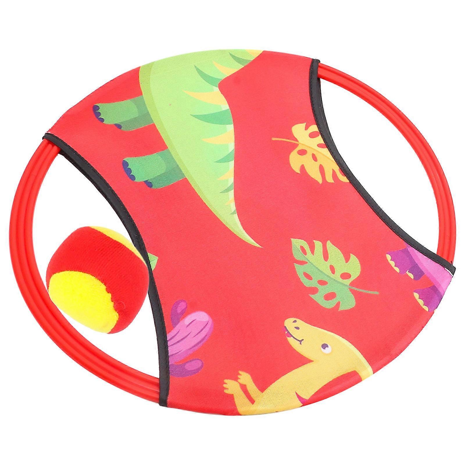 Yellow Toss and Catch Ball Plaything for Playing Sticky Throwing Game 1Set