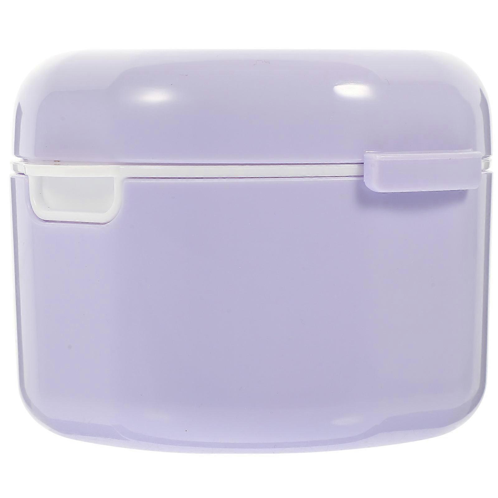 2Pcs Case Portable Denture Storage Convenience