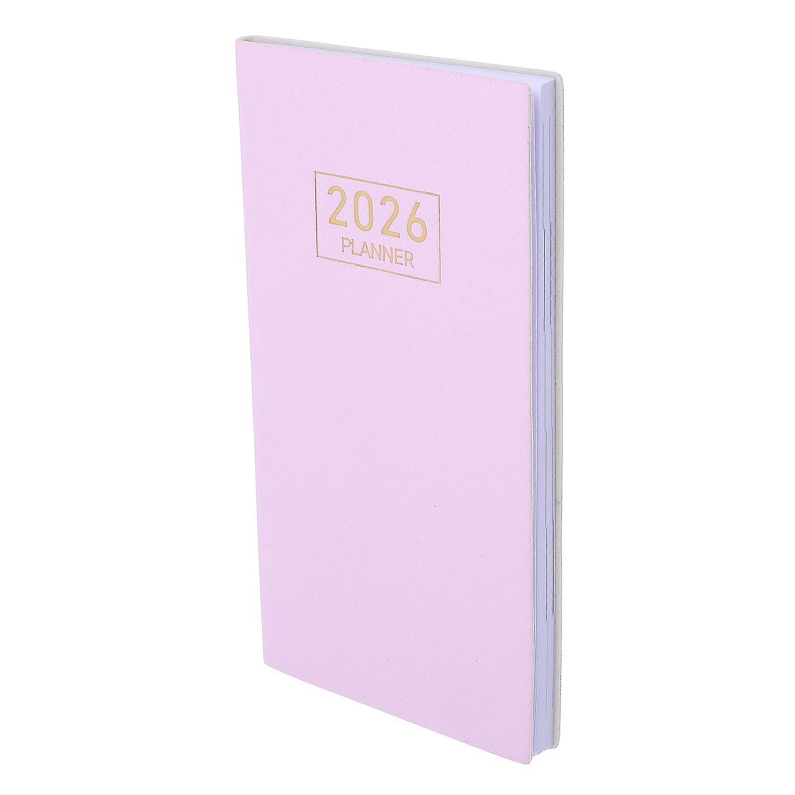 Planner Book Daily Organizer 5Pcs A6 Pocket Notebook for 2026 Schedule Use
