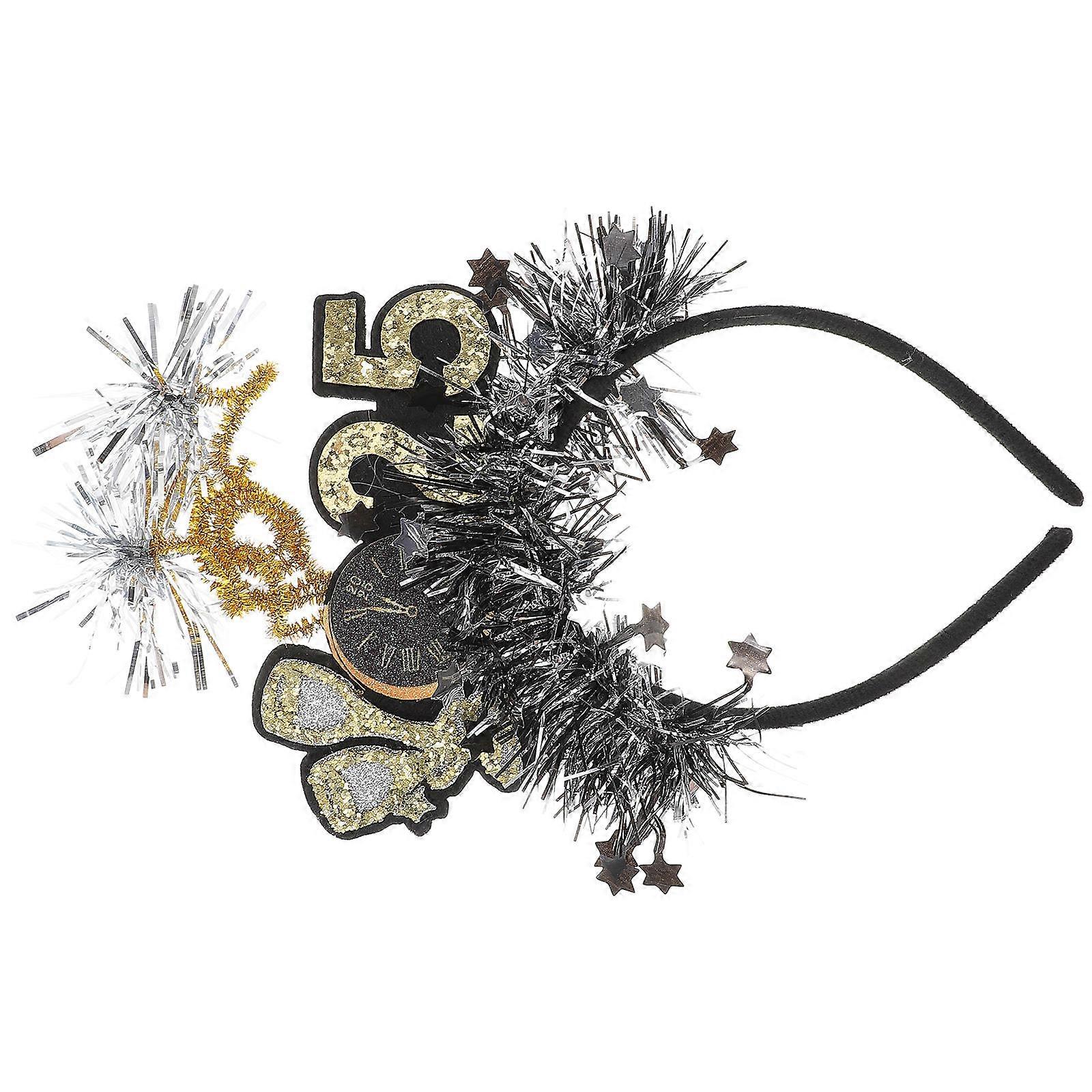 2025 New Years Eve Headbands Circular Design for All Consumers 1Pack