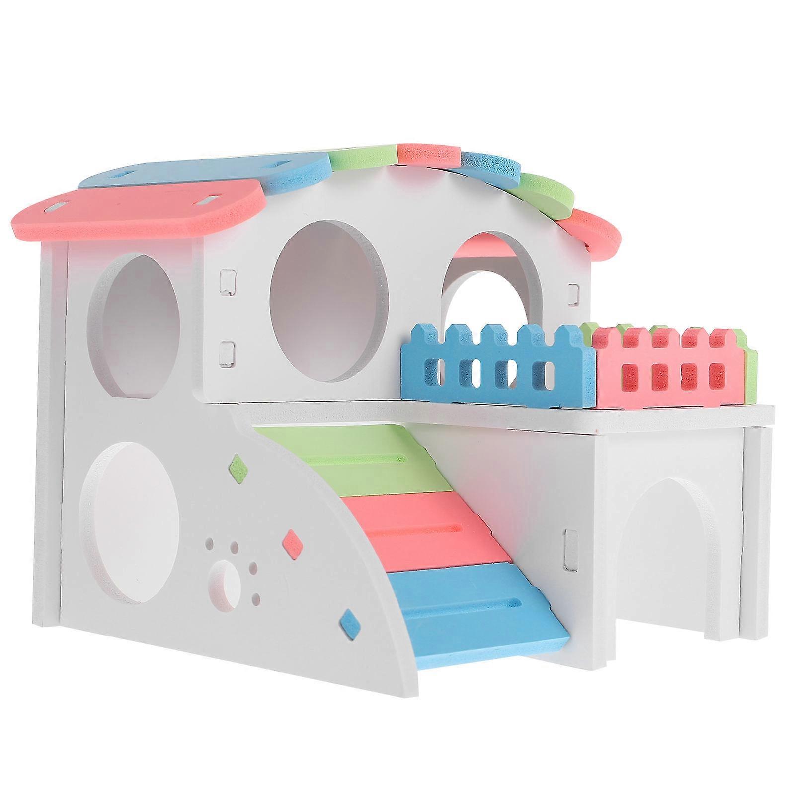 Hamster House Golden Hamster Hideout for Exercise and Fun 4Pcs