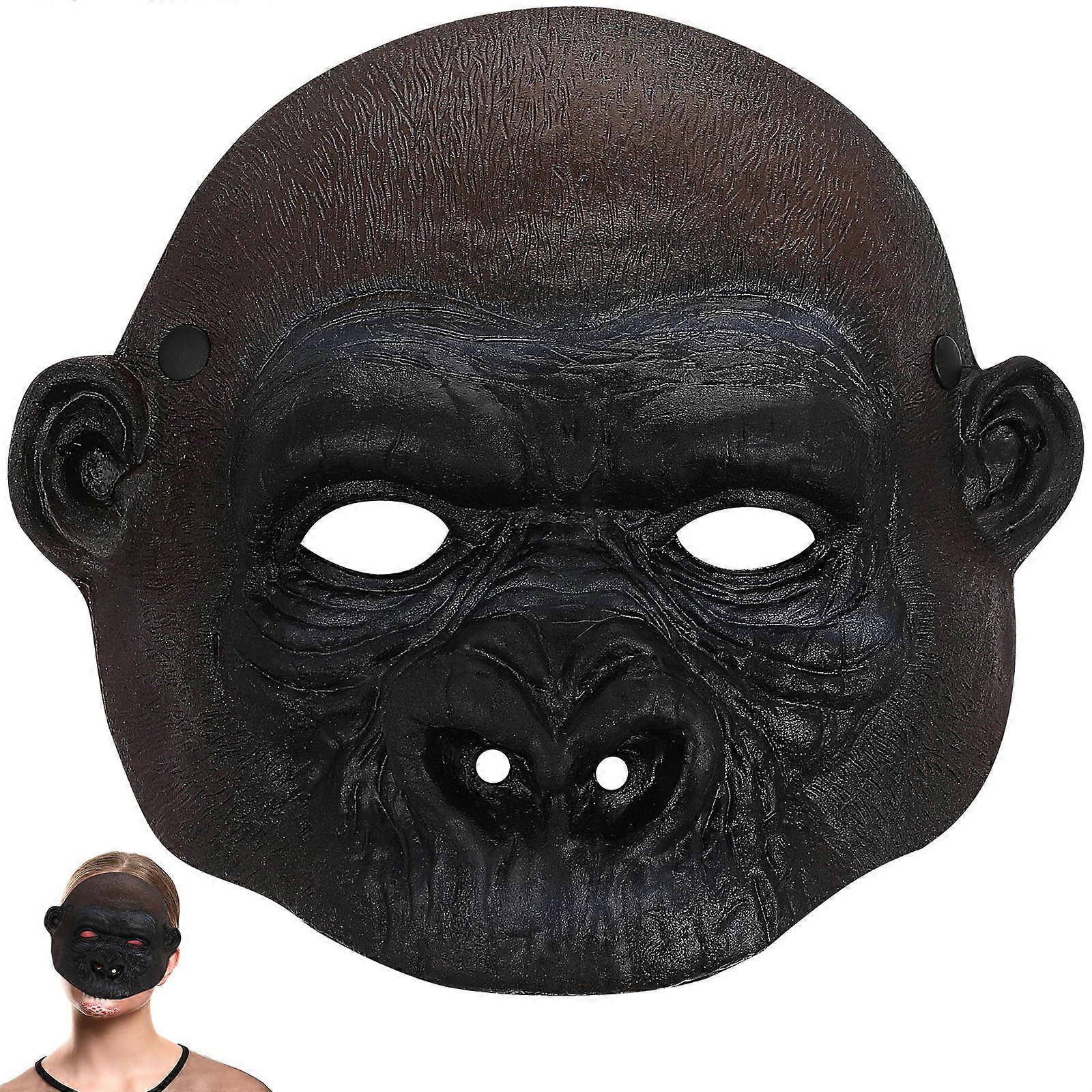 Halloween Masquerade Mask Monkey Headgear for Party Use 2Pcs
