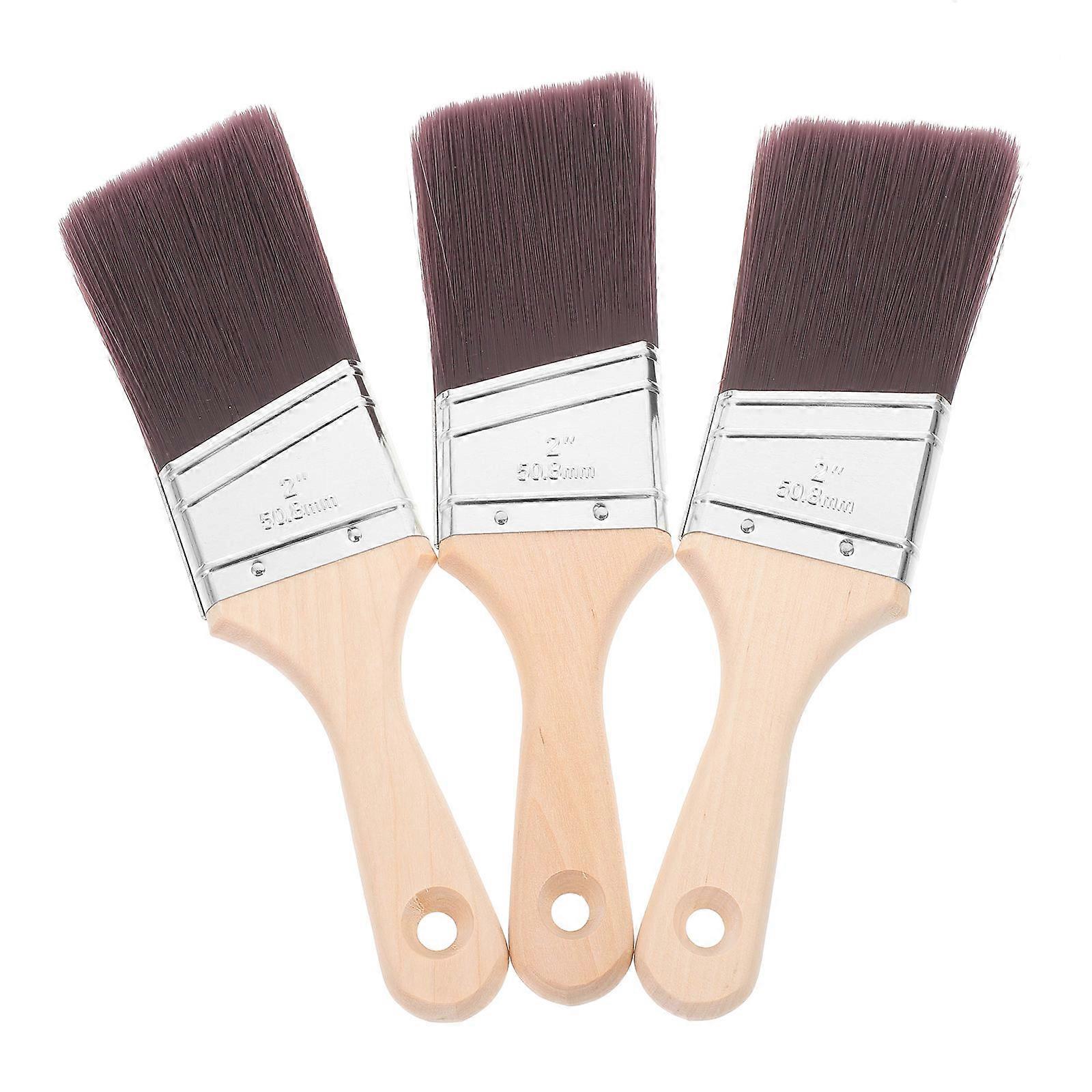 Wood Handle Oil Paint Brush for Multi-Use Painting 9Pcs Set