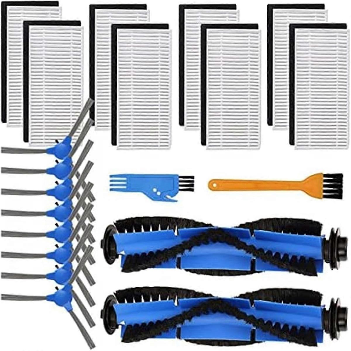 For RoboVac 11S, 15C, 30, 30C, 12, 35C Robot Vacuum Cleaner Main Side Brush Hepa Filter Replacement Parts