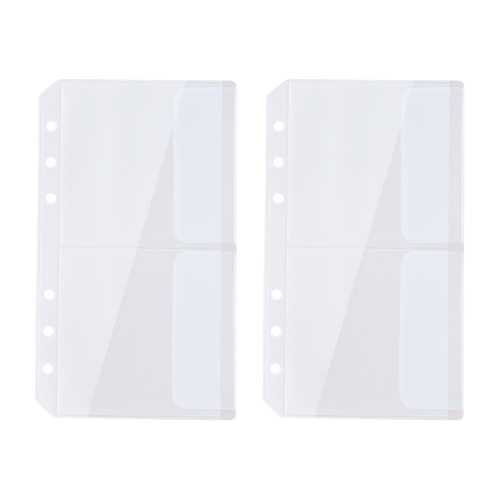 Loose-Leaf Storage Bag for Storing 30Pcs A6 Stickers with Transparent Design