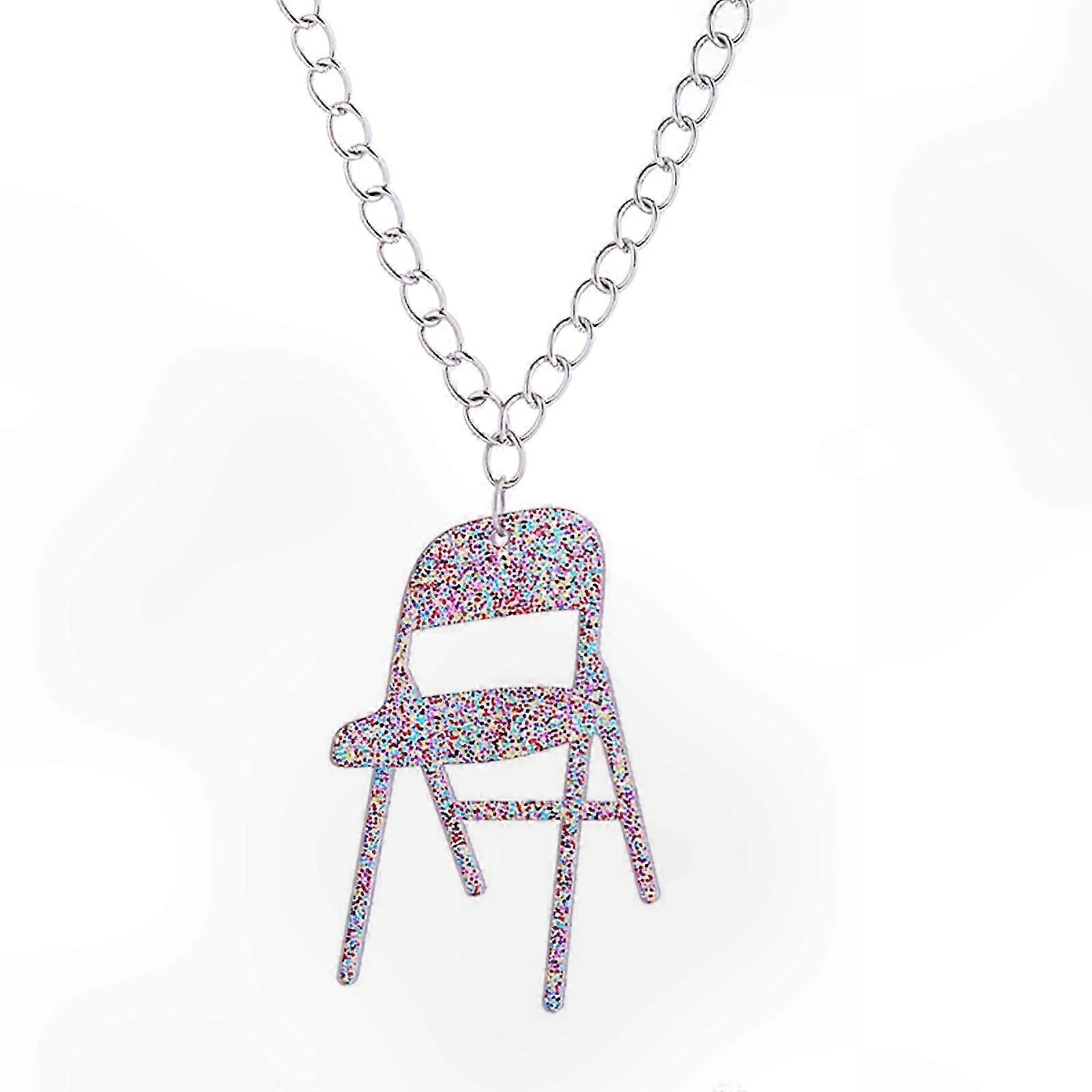 Colorful Acrylic Earrings and Necklace Set for Parties and Fashion Events