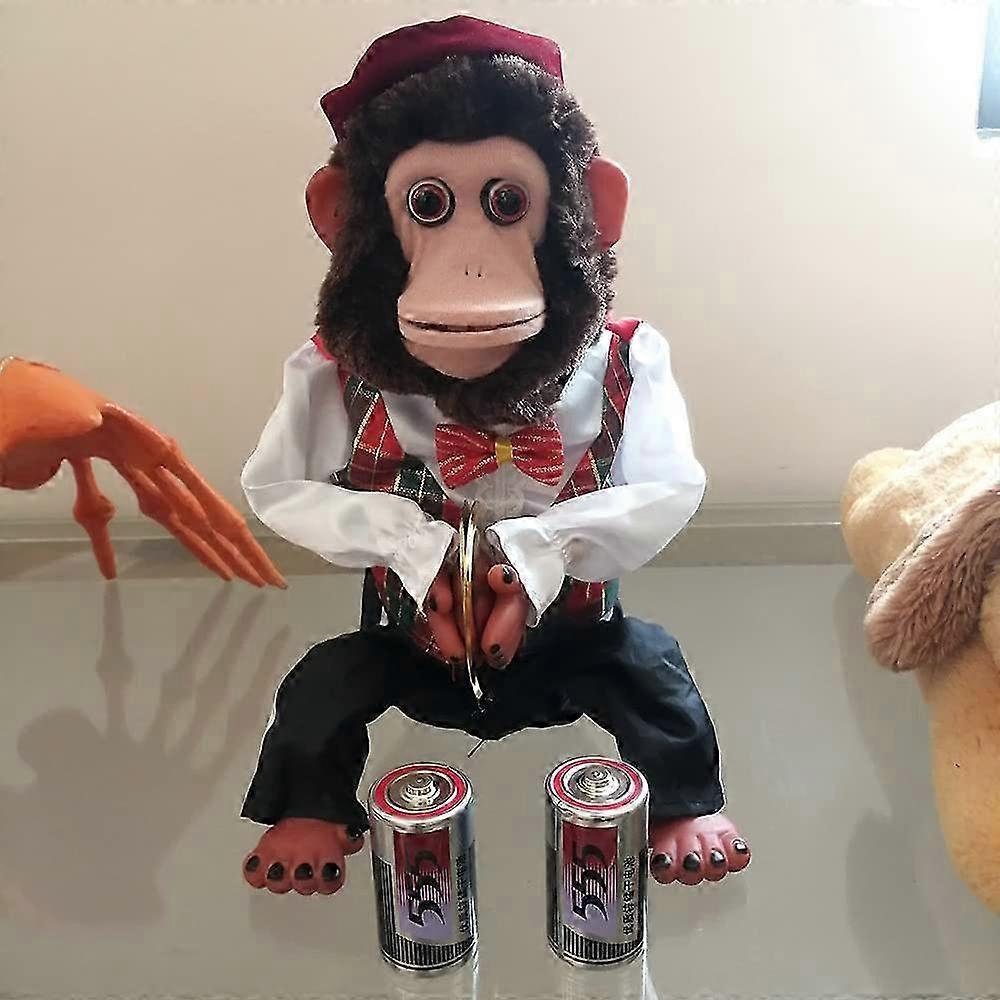 Cymbal Playing Monkey Charley The Chimp Vintage Electronic Decoration Plush Toy Original Source (Monkey) Ref: 7557 2025