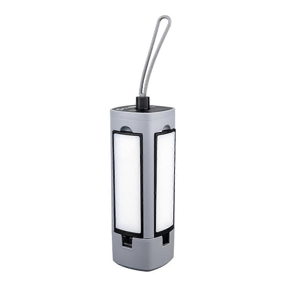 Folding Outdoor Camping Light Portable Telescopic Hanging Tent Lamp With1800mAh Battery Display Emergency Lantern B